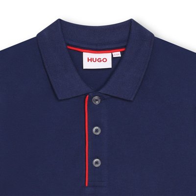 Polo manches courtes en coton HUGO KIDSWEAR