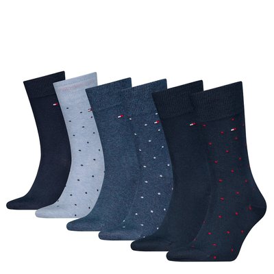 Lot de 6 paires de chaussettes hautes TOMMY HILFIGER