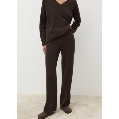 Pantalon droit maille MANGO
