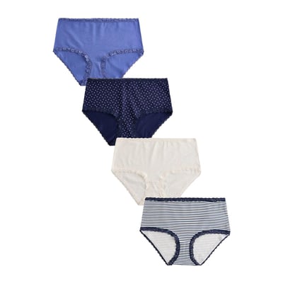 Culotte en dentelle et coton, lot de 4 NEXT