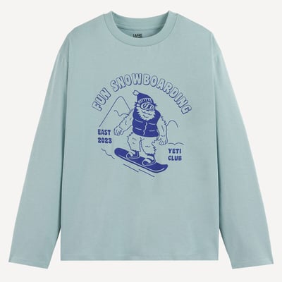 Yeti Print Long Sleeve T-Shirt LA REDOUTE COLLECTIONS