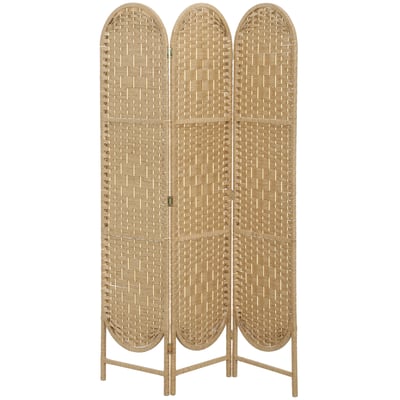 Cloison de séparation Bois de pin Bois HOMCOM