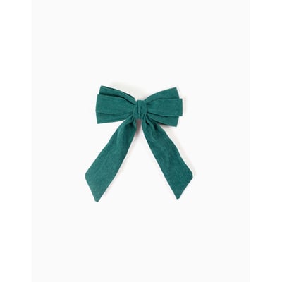 Barrette à cheveux avec nœud en velours côtelé ZIPPY