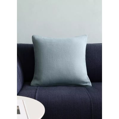 Housse de coussin velours et lin 50x50 cm MANGO HOME
