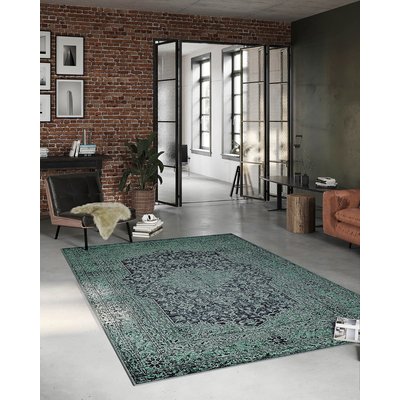 Tapis plat vintage motif classique , 2ND AVENUE WECON HOME