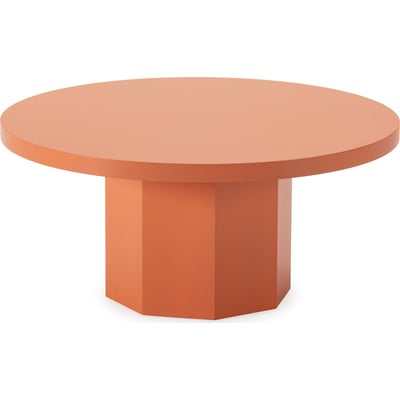 Table basse ronde en bois RECOLLECTION
