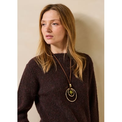 Collier sautoir multianneau LA FEE MARABOUTEE