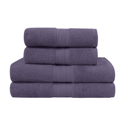 Ensemble de bain 4 pièces (2 draps de bain + 2 serviettes de toilette) LUXURY SENSEI MAISON
