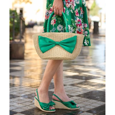 Espadrilles compensées vertes online