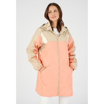 Parka colorée et patch brillant + sac banane DAMART