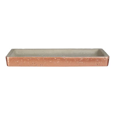 24cm Concrete Bathroom Tray SO'HOME