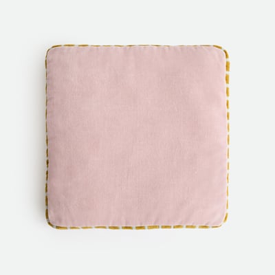 Galette de chaise, en velours, rayures fines, SIMONA LA REDOUTE INTERIEURS