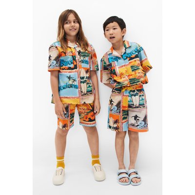 Desigual - Chemise cartes postales tropicales DESIGUAL