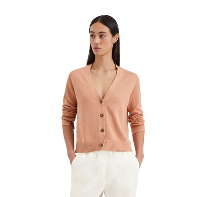 Cardigan relaxed en mélange coton organique-lin MARC O'POLO