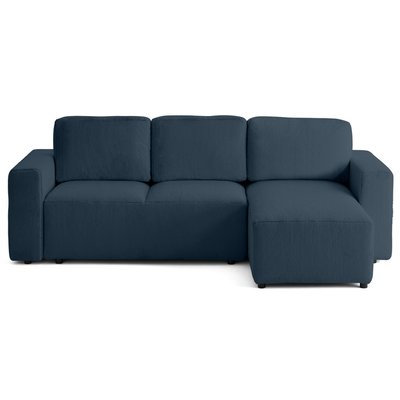 Canapé d'Angle Convertible en velours 4 places - LIVY LISA DESIGN