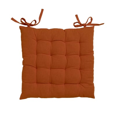 Assise de chaise matelassée en coton Kalas EDEN