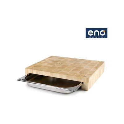 Planche à découper billot avec bac gastronorme ENO