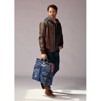 Veste en cuir marron MISSION PREMIUM REDSKINS