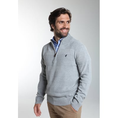 Pull col camionneur  en coton LÉOPOL GENTLEMAN FARMER