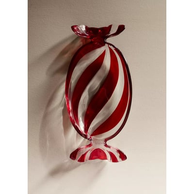 Plat en verre en forme de bonbon MANGO HOME