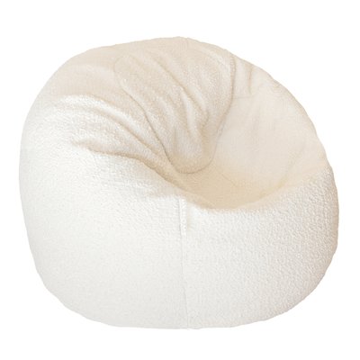 Pouf en laine bouclée déhoussable MX HOME