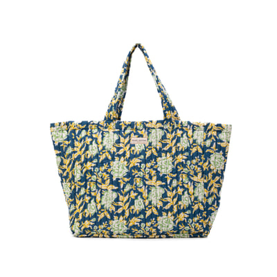 Sac cabas en coton - Bouquet du matin Eucalyptus BINDI ATELIER