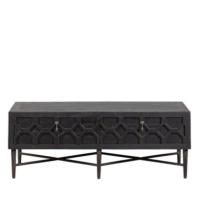 Table basse en ancien bois de pin - Bequest BEPUREHOME