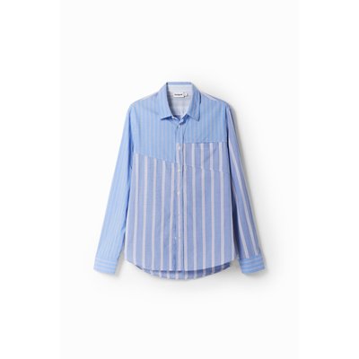 Chemise rayures patchwork DESIGUAL