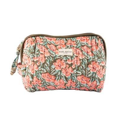 Trousse de toilette en coton matelassé BINDI ATELIER