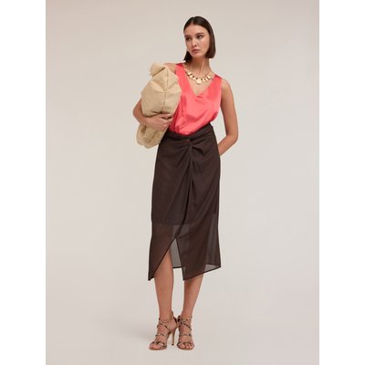 Top style débardeur en satin de viscose MOTIVI