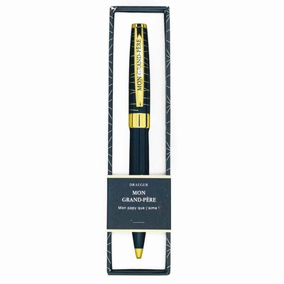 Stylo à bille personnalisé MON GRAND-PÈRE DRAEGER PARIS