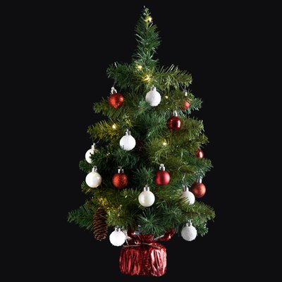 Boîte Sapin Décoration Copper 50 cm FEERIC LIGHTS & CHRISTMAS