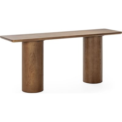 Console en bois de chêne finition noyer design contemporain RECOLLECTION