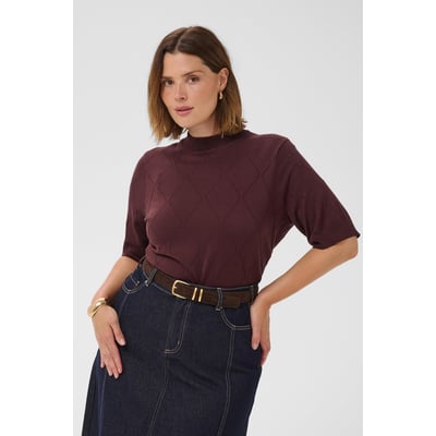 Pullover tricoté KAFFE CURVE