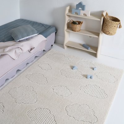 Tapis enfant petits nuages ton sur ton NOUBY NATTIOT