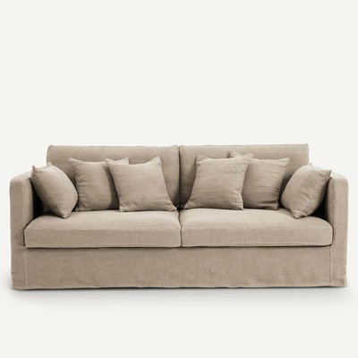 Sofa Néo Kinkajou, dickes Leinen Stonewashed AM.PM