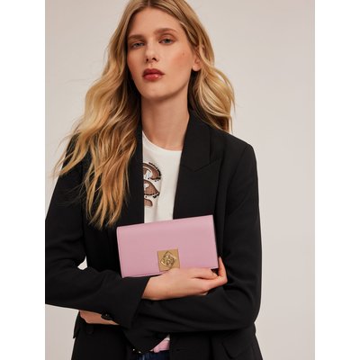 Sac portefeuille en tissu enduit effet Saffiano MOTIVI