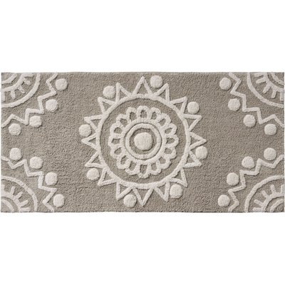 Tapis de bain déco en coton tufté PONDICHERY GUY LEVASSEUR
