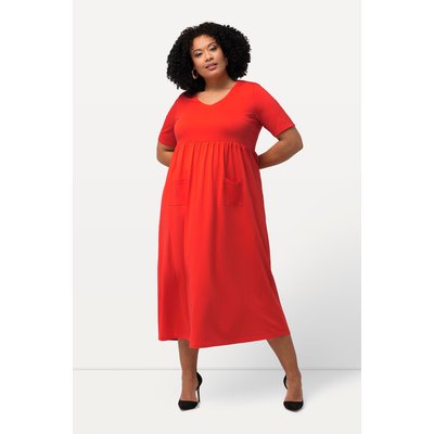 Robe en jersey coupe trapèze à ULLA POPKEN
