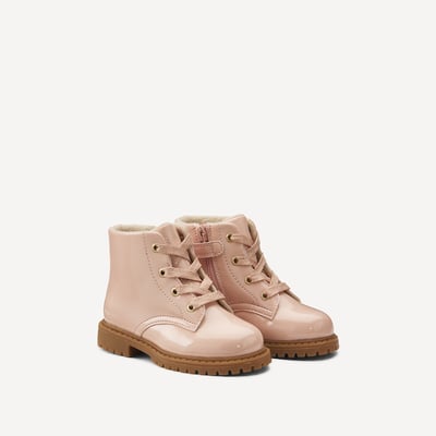 Bottines à lacets, effet verni LA REDOUTE COLLECTIONS