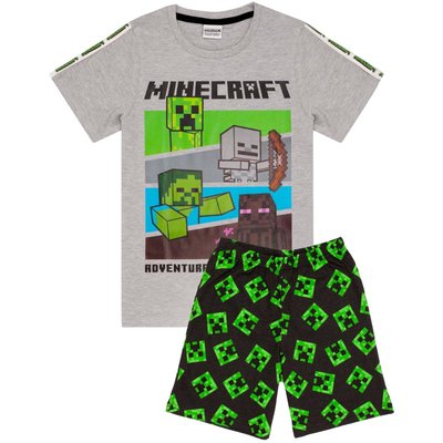 Ensemble de pyjama court MINECRAFT