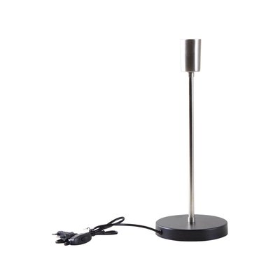 Pied de lampe métal argenté AUBRY GASPARD