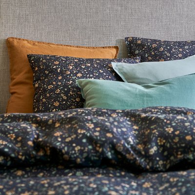 Bohemian Floral 100% Linen 300 Thread Count Duvet Cover AM.PM
