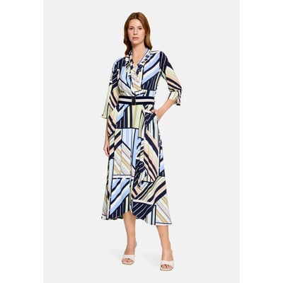 Robe longueur midi à volant BETTY BARCLAY