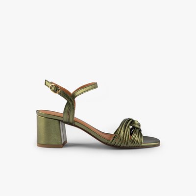 Sandale cuir métallisé MOLLY MAISON TOUFET
