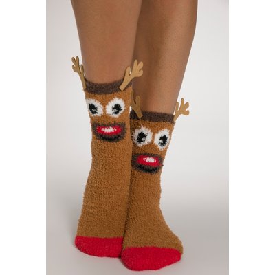 Chaussettes douces avec motif élan ULLA POPKEN