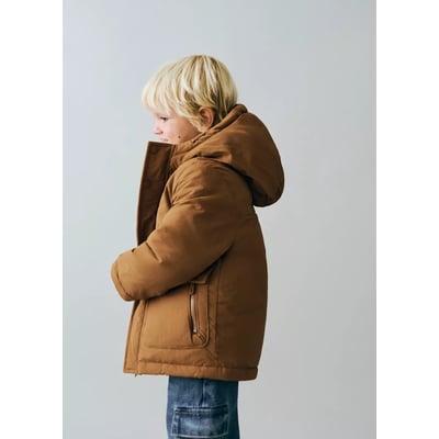 Anorak matelassé à capuche MANGO BABY