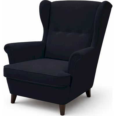 Fauteuil à oreilles MALMELLO avec repose-pieds RECOLLECTION
