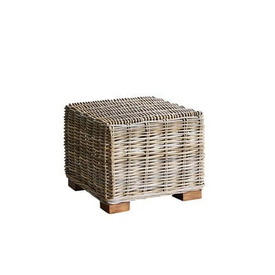 Table basse en kubu carrée  MUSA BERAH GETAH