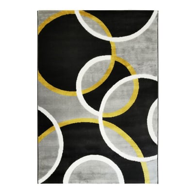 Tapis moderne toucher laineux motifs cercles UNDERGOOD BUBBLES THE DECO FACTORY